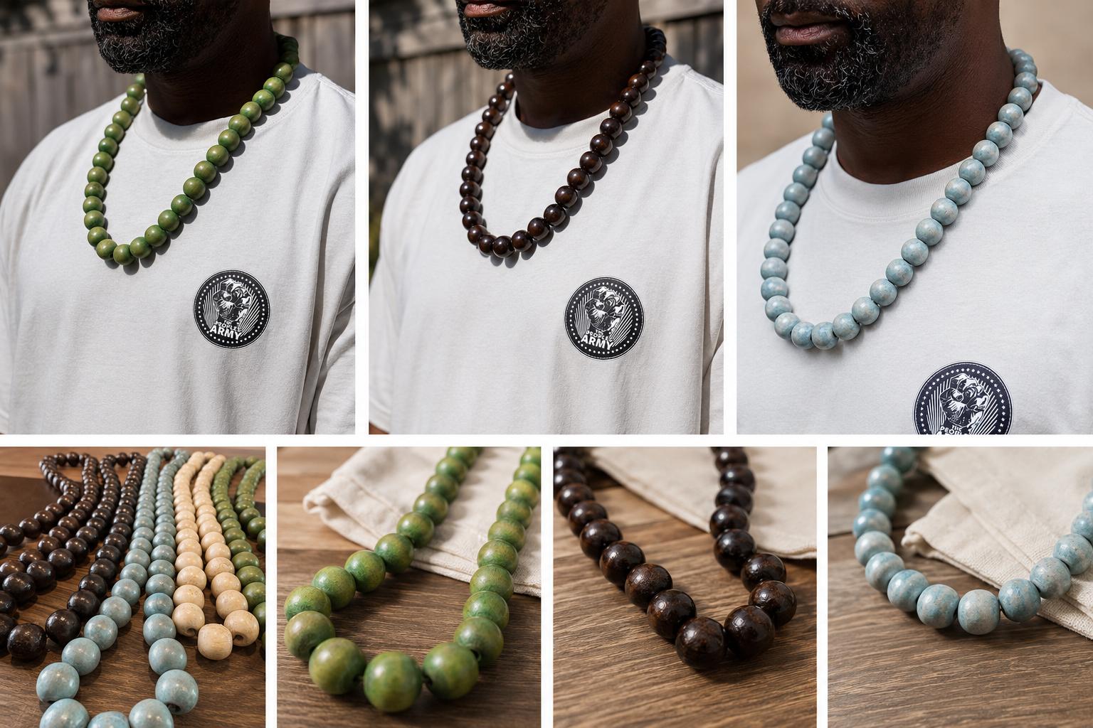 Wooden Bead Necklace